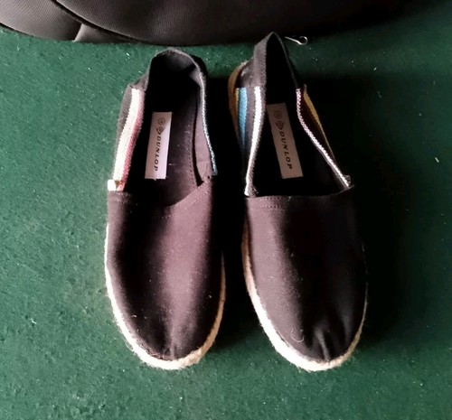 Vtg dunlop ladies canvas shoes - dunlop,