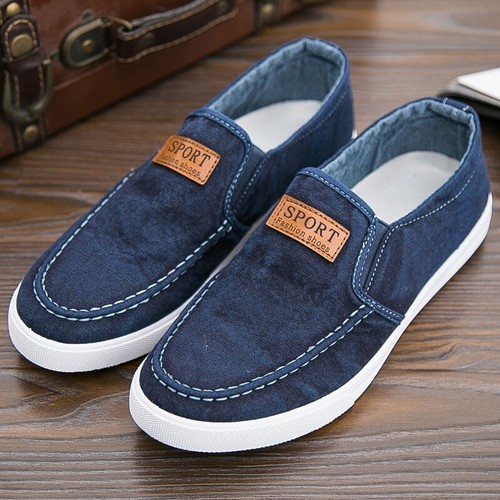 New canvas shoes - canvas, slip