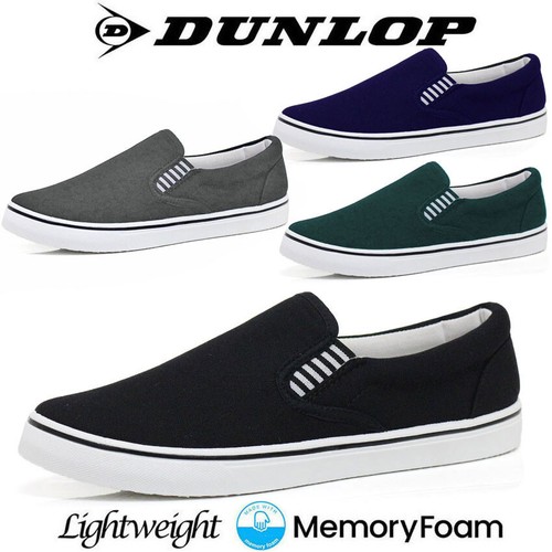 Mens slip casual canvas - on,